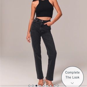 Abercrombie Ultra High Rise 90s straight jeans